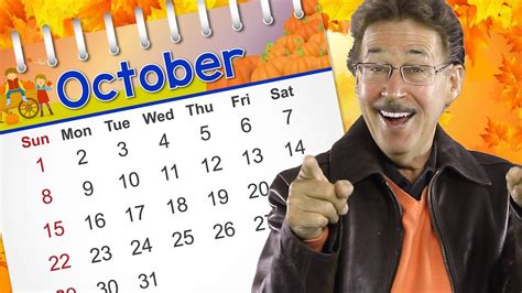 october songs for preschool|october calendar song.